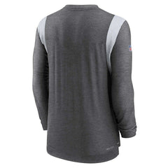 Nike Indianapolis Colts Sideline Tonal Logo Performance Player Long Sleeve T-Shirt Charcoal