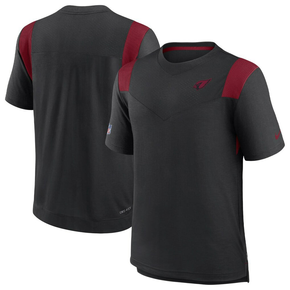 Nike Arizona Cardinals Sideline Tonal Logo Performance Player T-Shirt Black