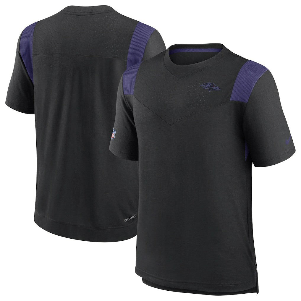 Nike Baltimore Ravens Sideline Tonal Logo Performance Player T-Shirt Black