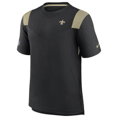 Nike New Orleans Saints Sideline Tonal Logo Performance Player T-Shirt Black