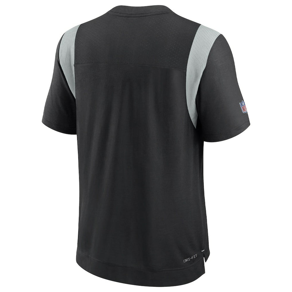 Nike Las Vegas Raiders 2022 Sideline Tonal Logo Performance Player T-Shirt Black