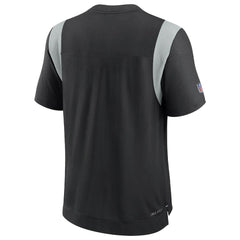Nike Las Vegas Raiders 2022 Sideline Tonal Logo Performance Player T-Shirt Black