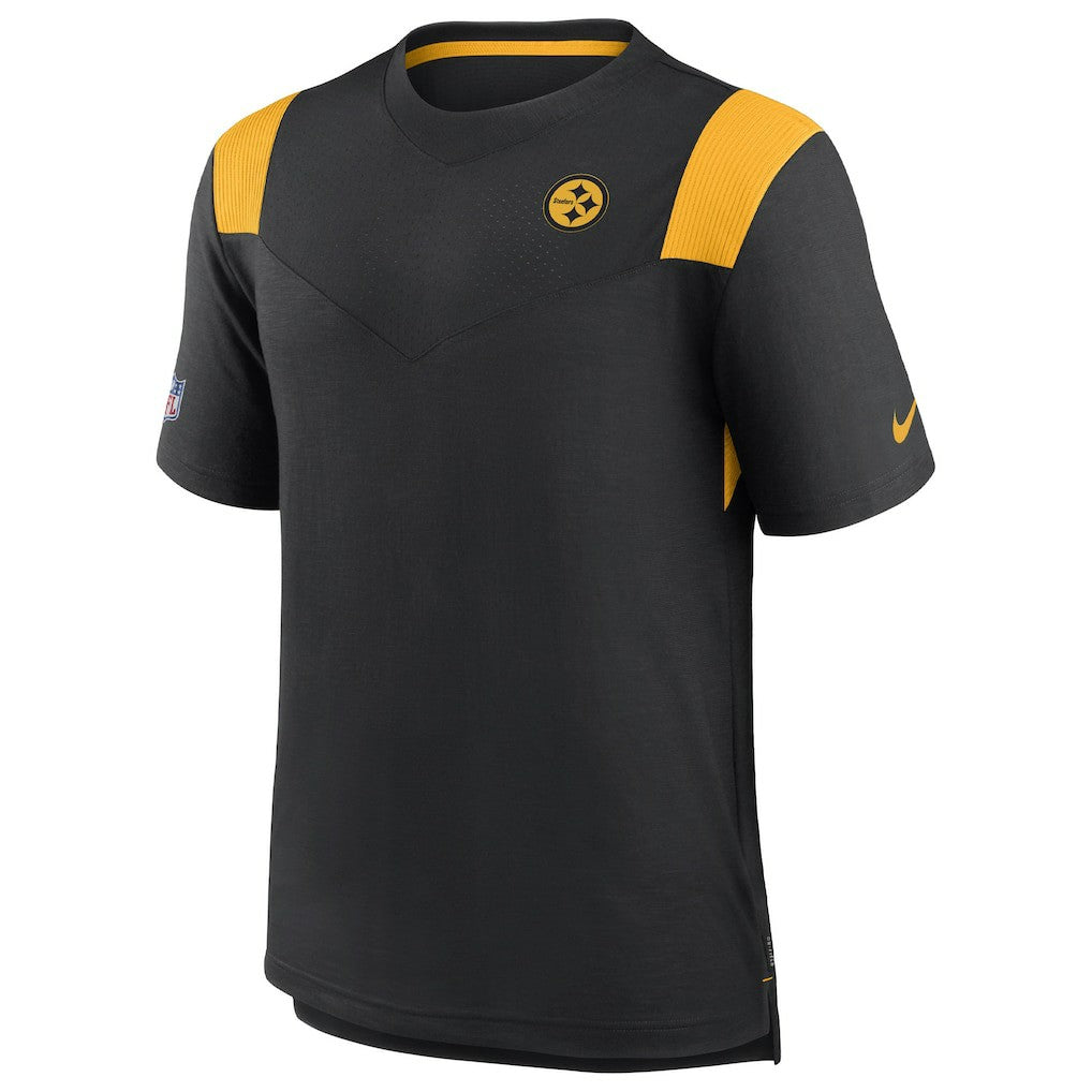 Nike Pittsburgh Steelers Sideline Tonal Logo Performance Player T-Shirt Black