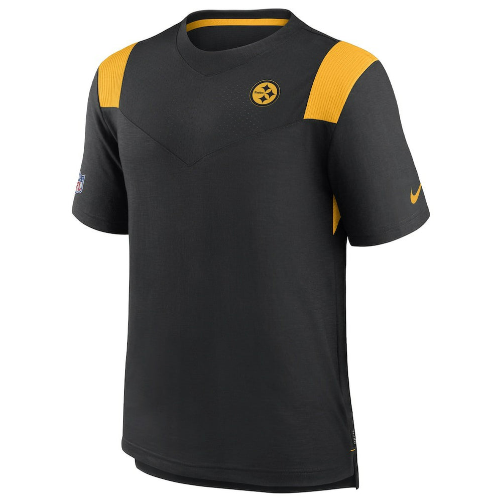 Nike Pittsburgh Steelers Sideline Tonal Logo Performance Player T-Shirt Black