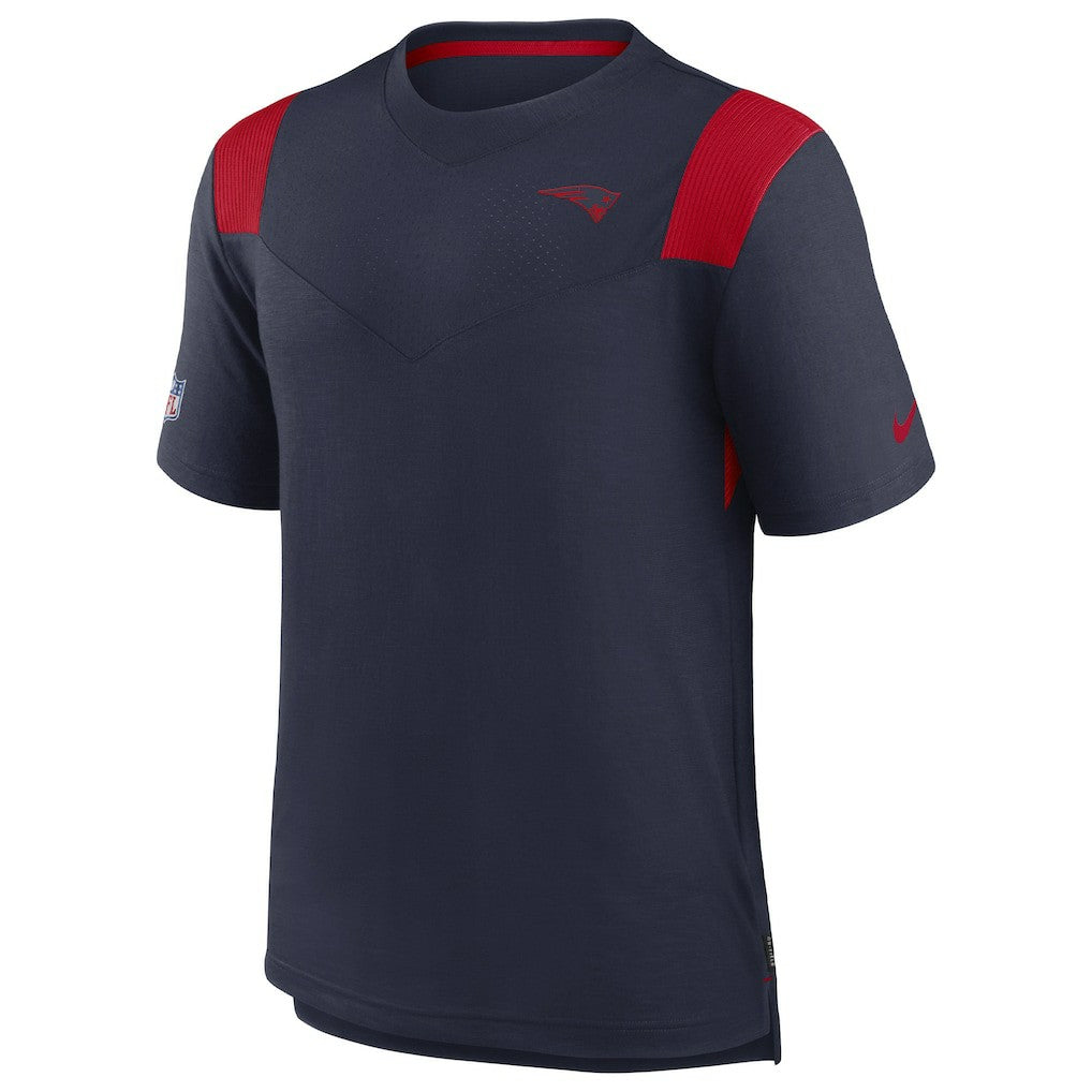 Nike New England Patriots Sideline Tonal Logo Performance Player T-Shirt Navy