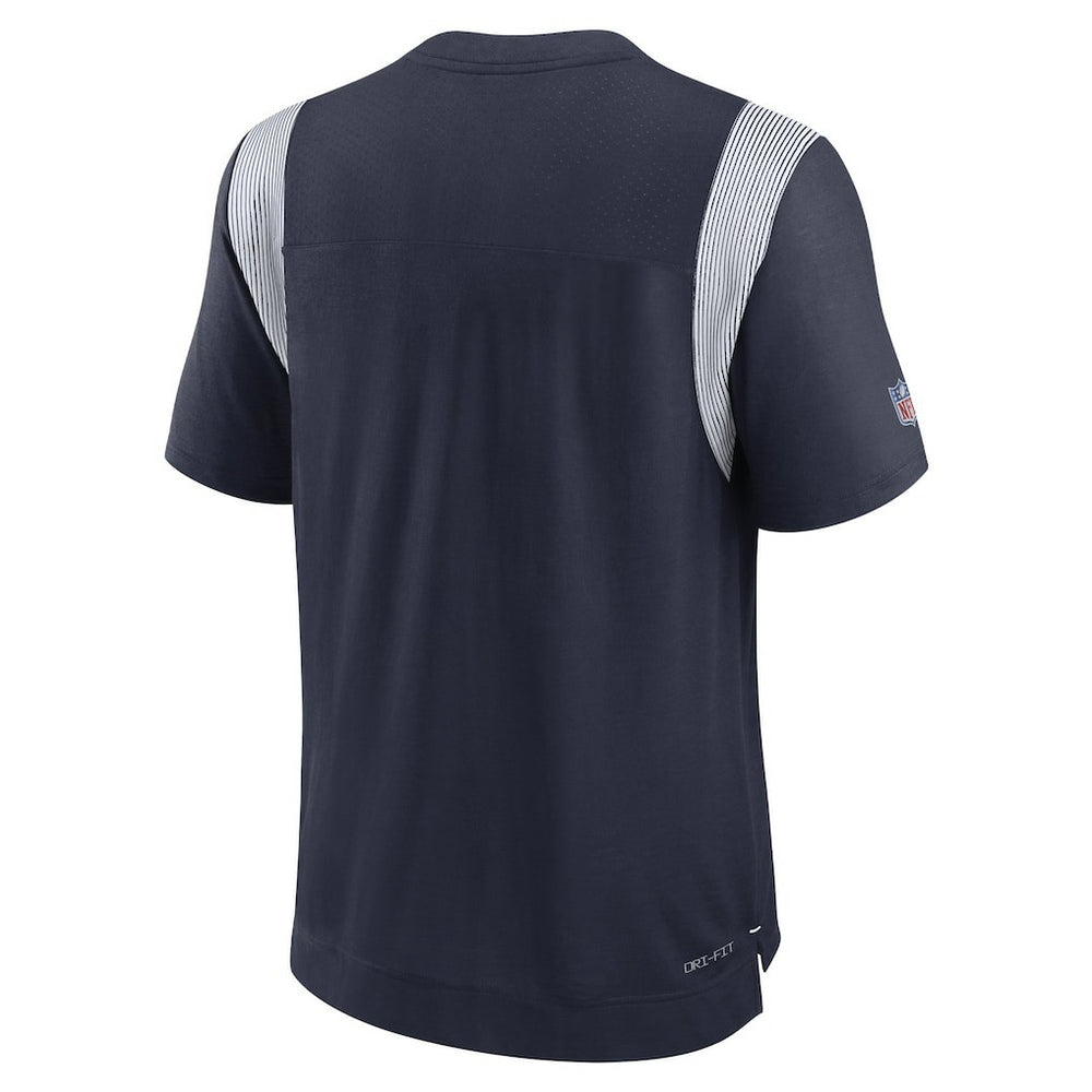 Nike Dallas Cowboys Sideline Tonal Logo Performance Player T-Shirt Navy