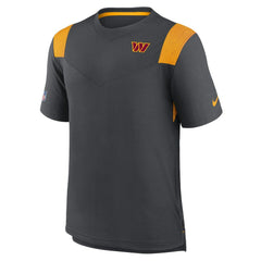 Nike Washington Commanders Sideline Tonal Logo Performance Player T-Shirt Charcoal