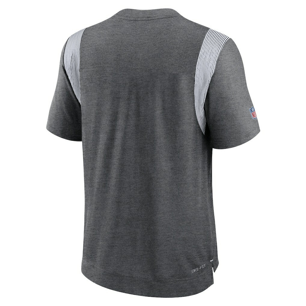 Nike Indianapolis Colts Sideline Tonal Logo Performance Player T-Shirt Heather Charcoal