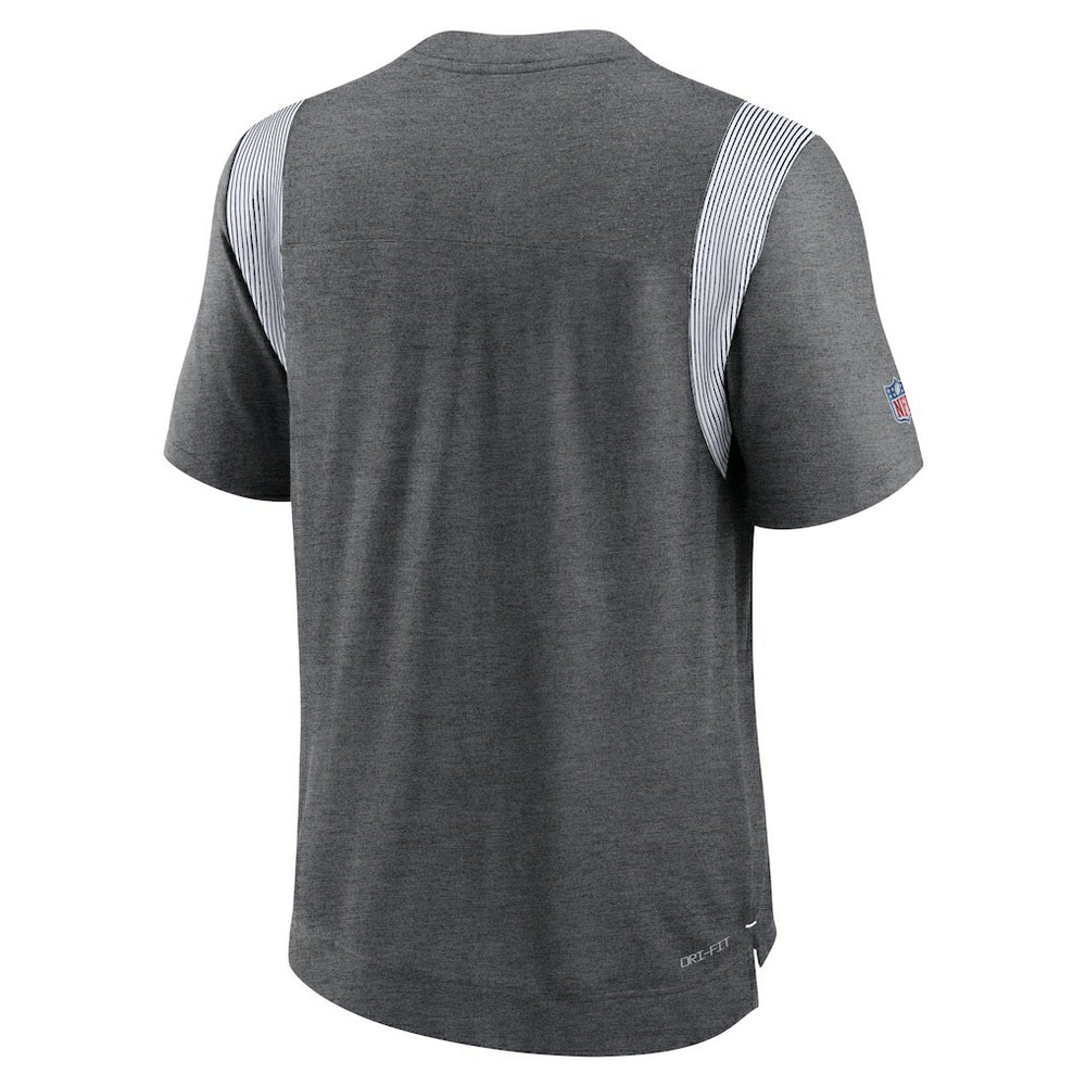 Nike Indianapolis Colts Sideline Tonal Logo Performance Player T-Shirt Heather Charcoal