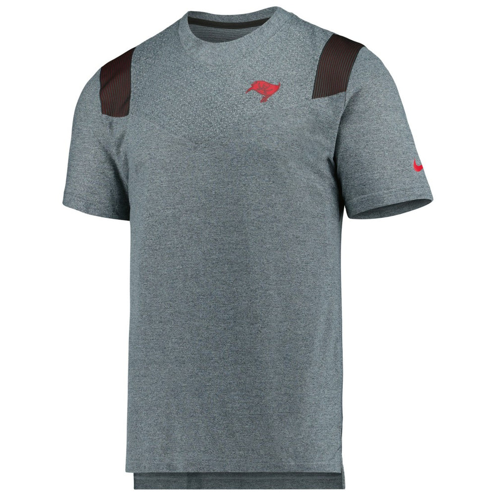 Nike Tampa Bay Buccaneers Sideline Tonal Logo Performance Player T-Shirt Pewter