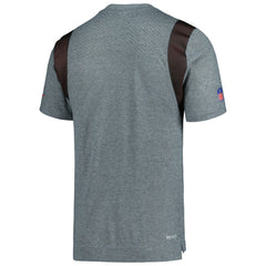 Nike Tampa Bay Buccaneers Sideline Tonal Logo Performance Player T-Shirt Pewter