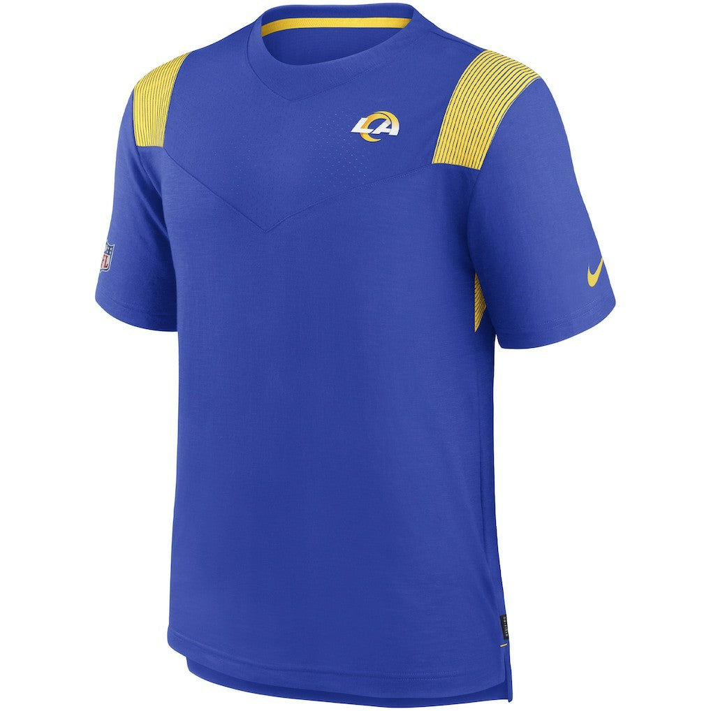Nike Los Angeles Rams Sideline Tonal Logo Performance Player T-Shirt Royal