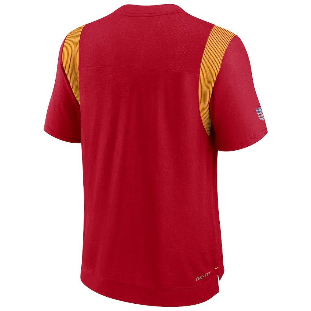 Nike Kansas City Chiefs Sideline Tonal Logo Performance Player T-Shirt Red