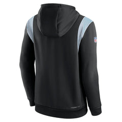 Nike Carolina Panthers Sideline Athletic Stack Performance Pullover Hoodie Black