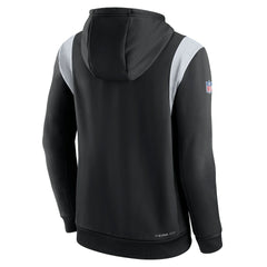 Nike Las Vegas Raiders Sideline Athletic Stack Performance Pullover Hoodie Black