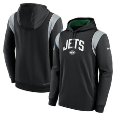 Nike New York Jets Sideline Athletic Stack Performance Pullover Hoodie Black