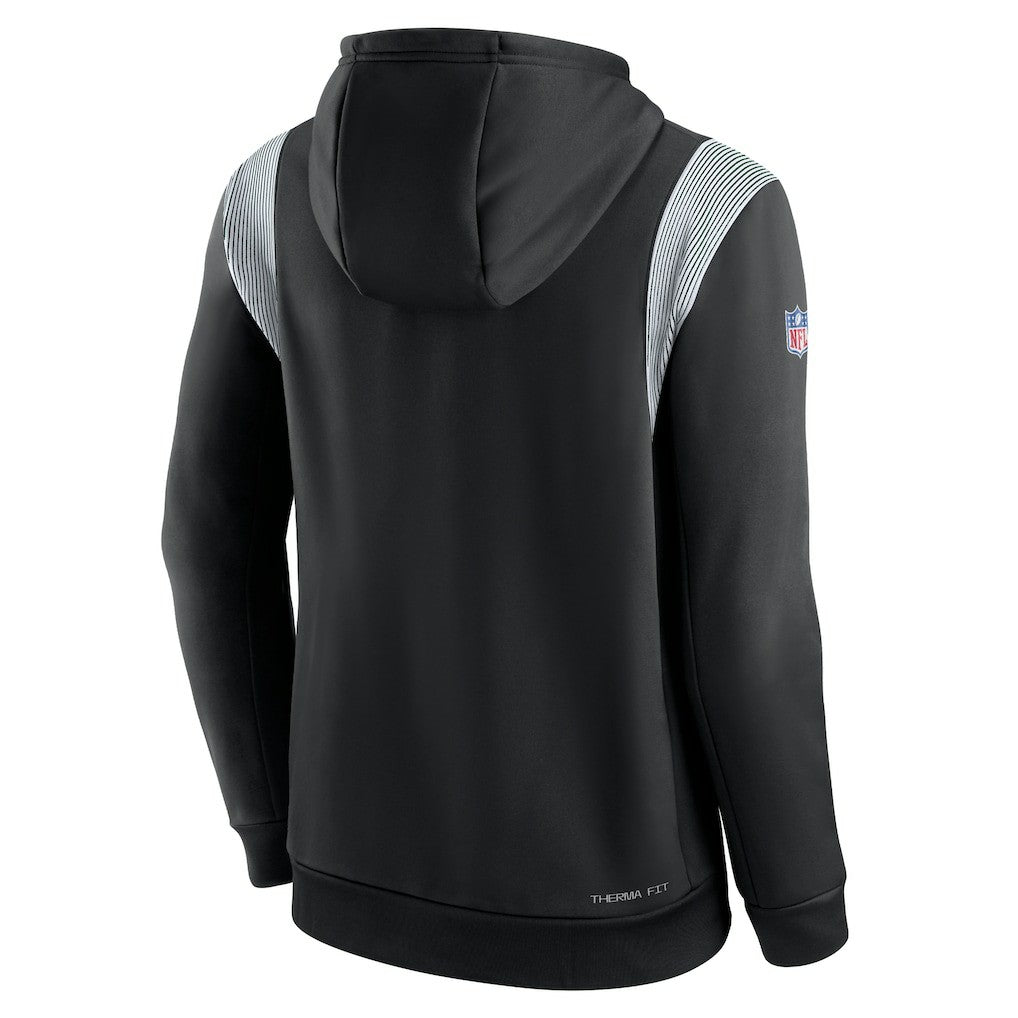 Nike New York Jets Sideline Athletic Stack Performance Pullover Hoodie Black