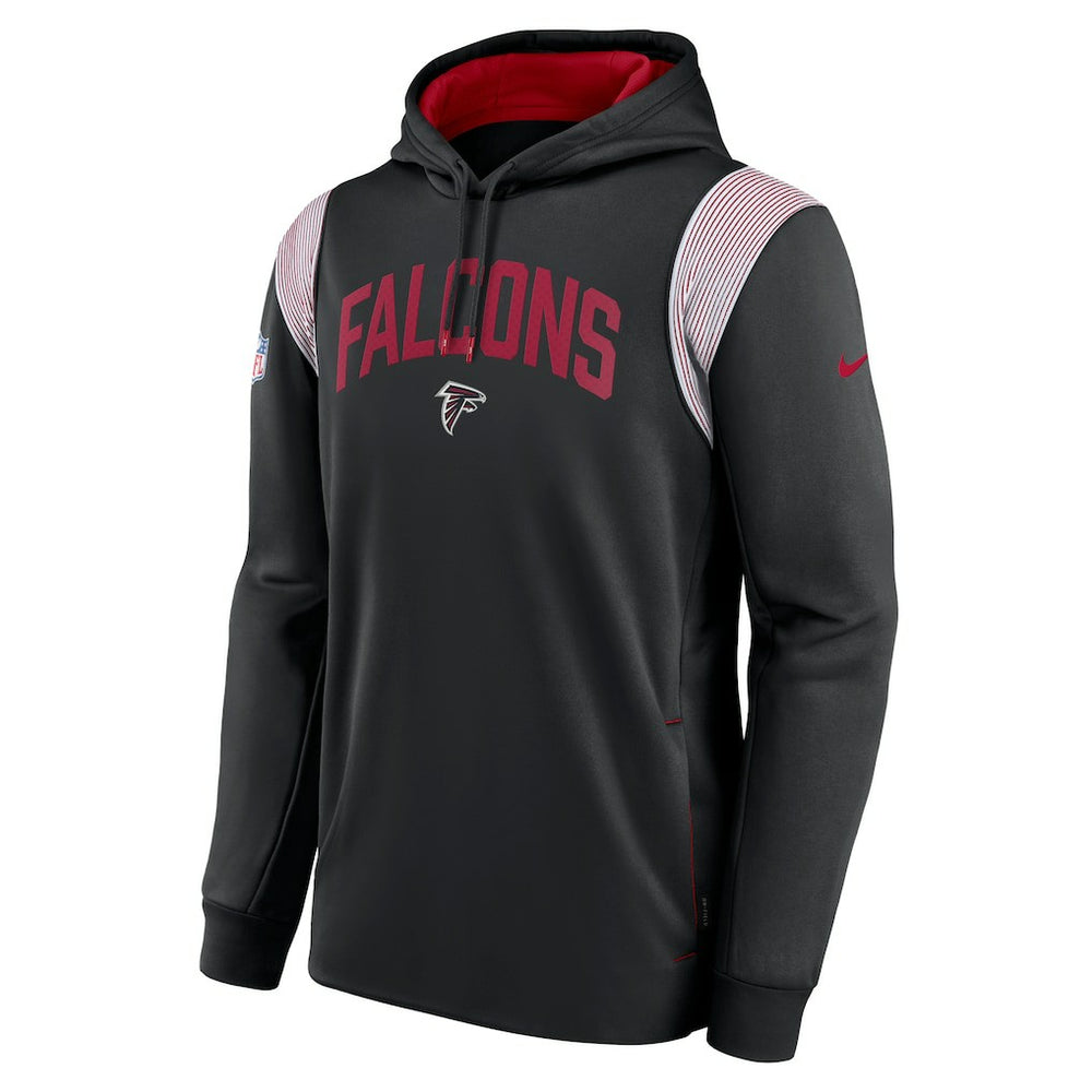 Nike Atlanta Falcons Sideline Athletic Stack Performance Pullover Hoodie Black