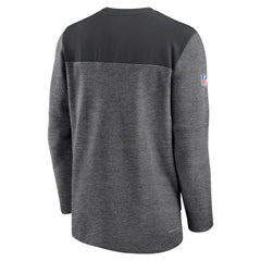 Nike Arizona Cardinals Sideline Lockup Performance Quarter-Zip Top Charcoal