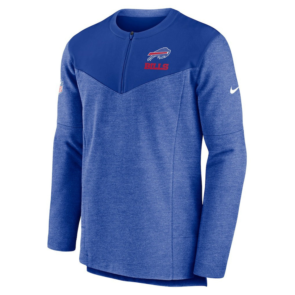 Nike Buffalo Bills Sideline Lockup Performance Quarter-Zip Top Royal