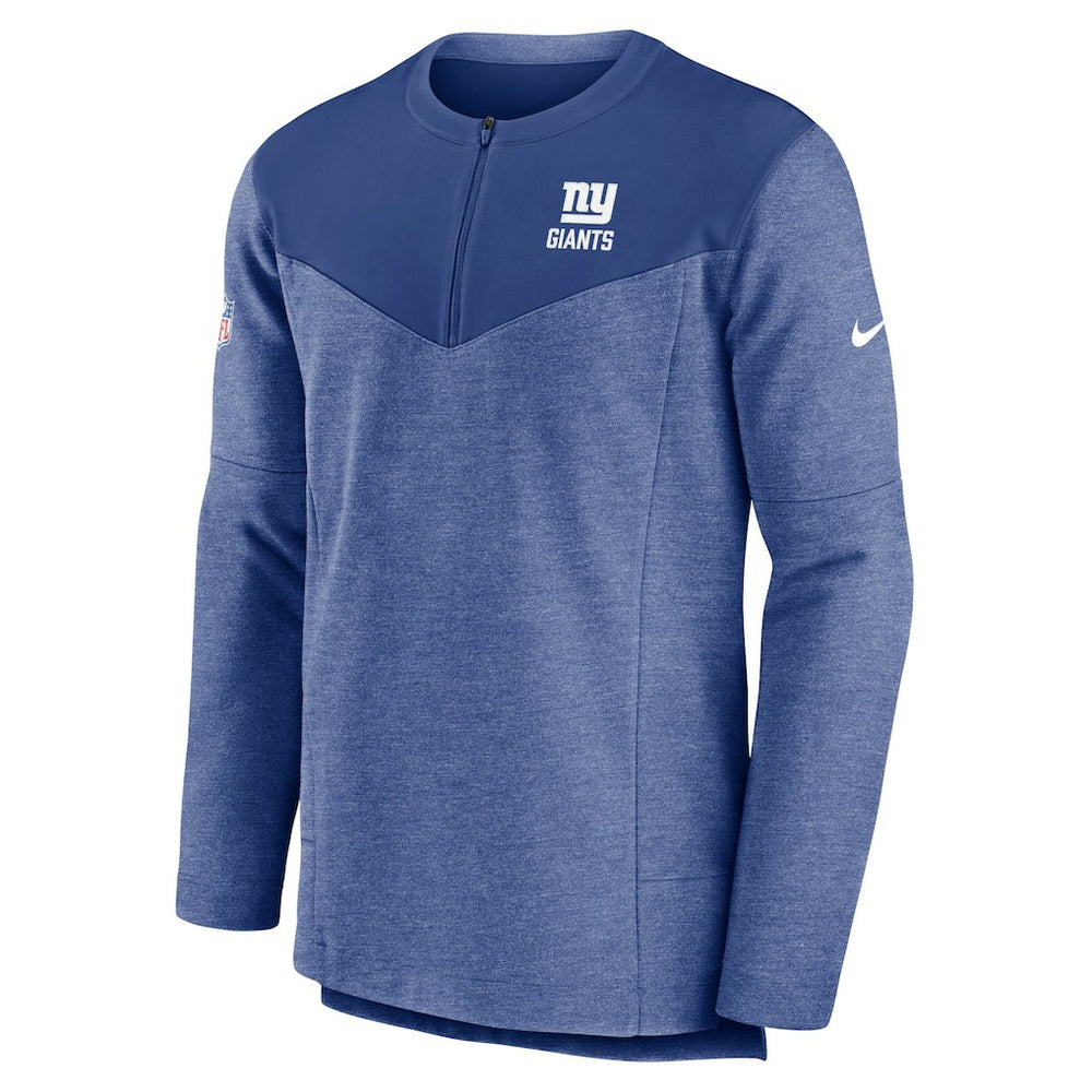 Nike New York Giants Sideline Lockup Performance Quarter-Zip Top Royal