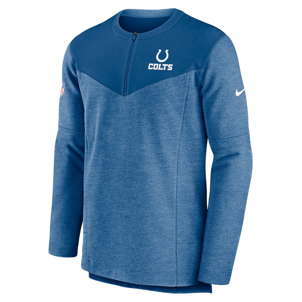 Nike Indianapolis Colts Sideline Lockup Performance Quarter-Zip Top Royal
