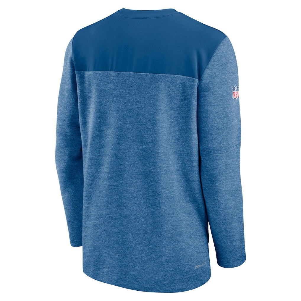 Nike Indianapolis Colts Sideline Lockup Performance Quarter-Zip Top Royal