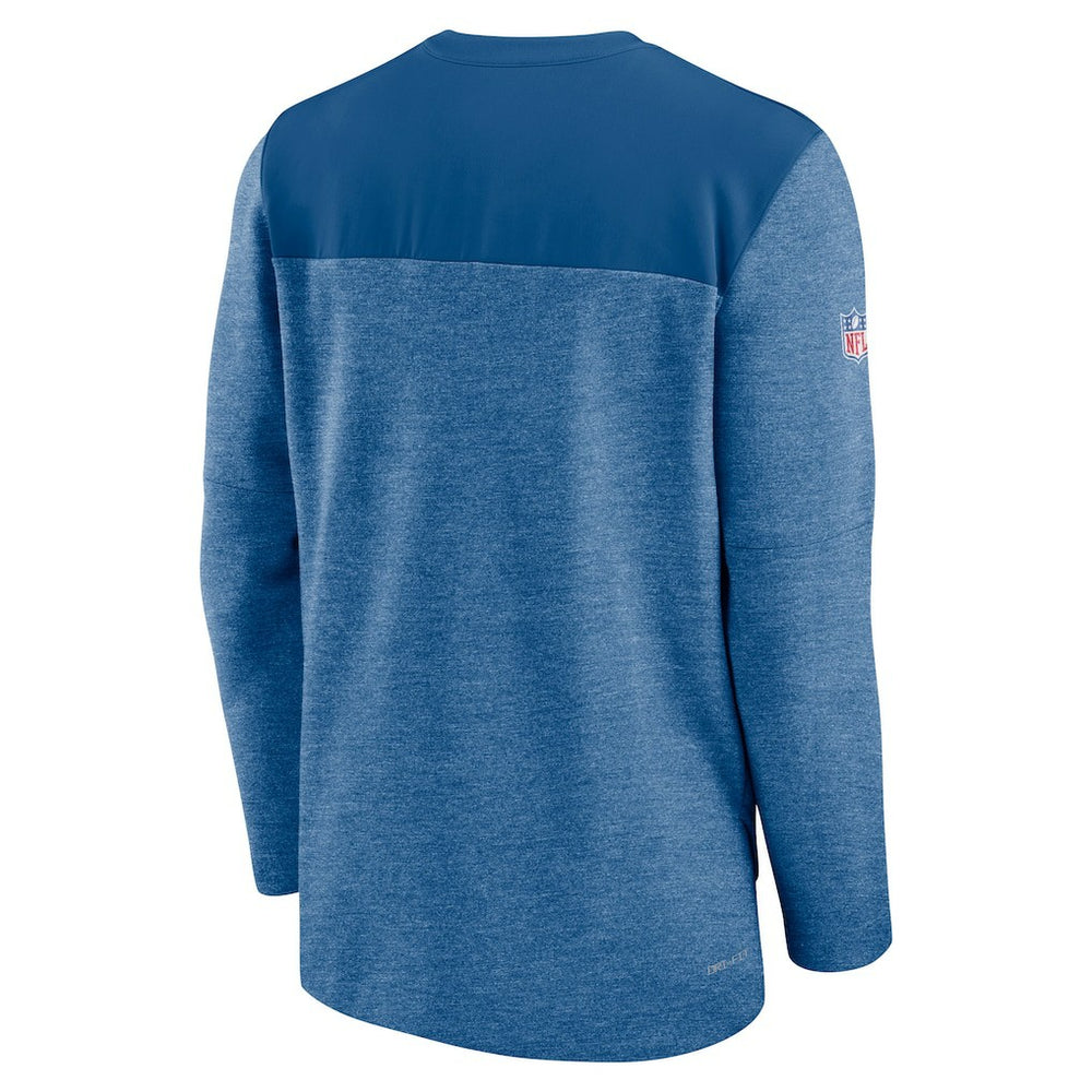 Nike Indianapolis Colts Sideline Lockup Performance Quarter-Zip Top Royal