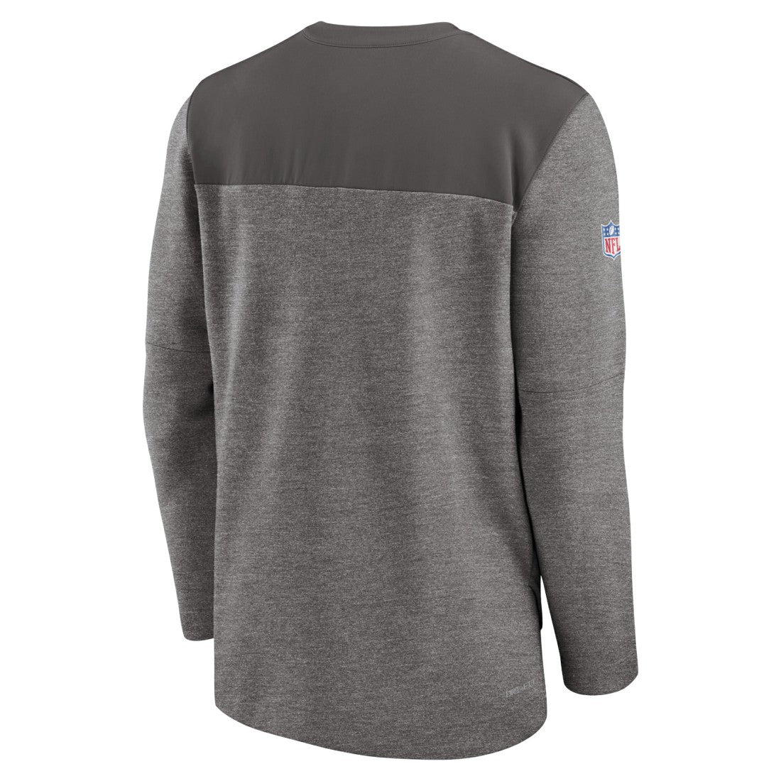 Nike Tampa Bay Buccaneers Sideline Lockup Performance Quarter-Zip Top Pewter