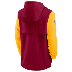 Nike Washington Commanders Sideline Player Quarter-Zip Hoodie Burgundy/Gold