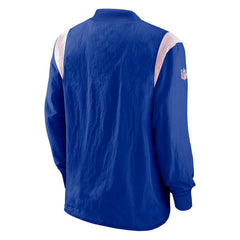 Nike Buffalo Bills Sideline Athletic Stack V-Neck Pullover Windshirt Jacket Royal