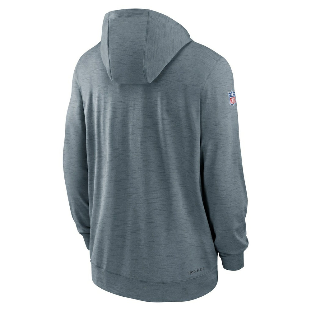 Nike San Francisco 49ers Sideline Team Pop Full-Zip Hoodie Jacket Heather Gray