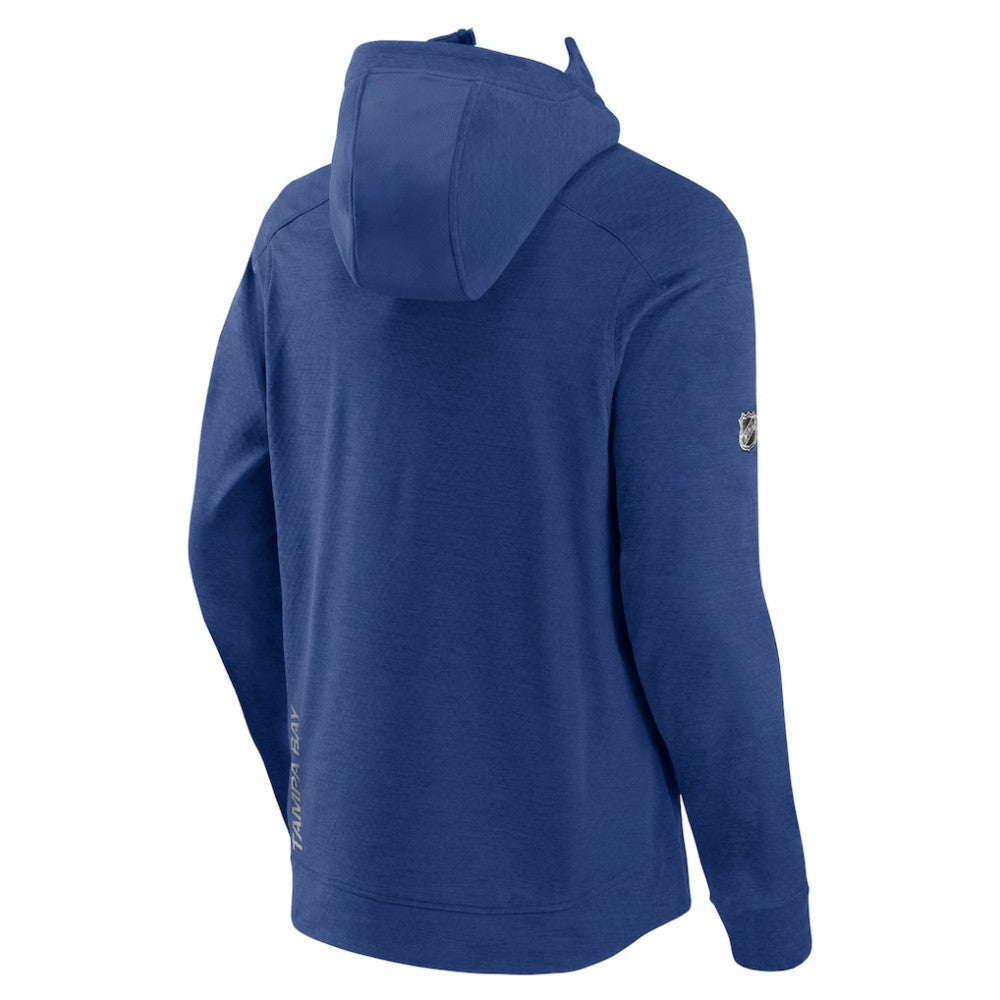 Tampa Bay Lightning Fanatics Authentic Pro Road Tech Lightweight Full-Zip Hoodie Jacket - Blue - NHL 4509609