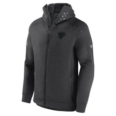 Pittsburgh Penguins Fanatics Authentic Pro Road Tech Lightweight Full-Zip Hoodie Jacket - Charcoal - NHL 4509613