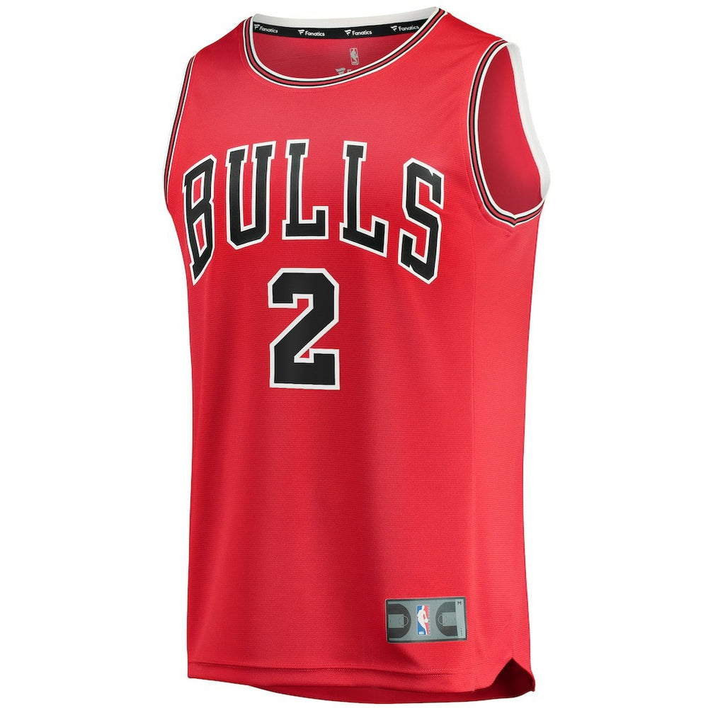 Lonzo Ball Chicago Bulls Fast Break Road Replica Jersey for sale Icon Editi- Red | Fanatics online