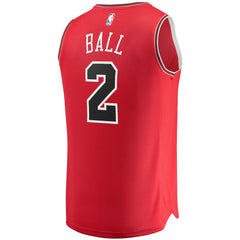 Lonzo Ball Chicago Bulls Fast Break Road Replica Jersey for sale Icon Editi- Red | Fanatics online
