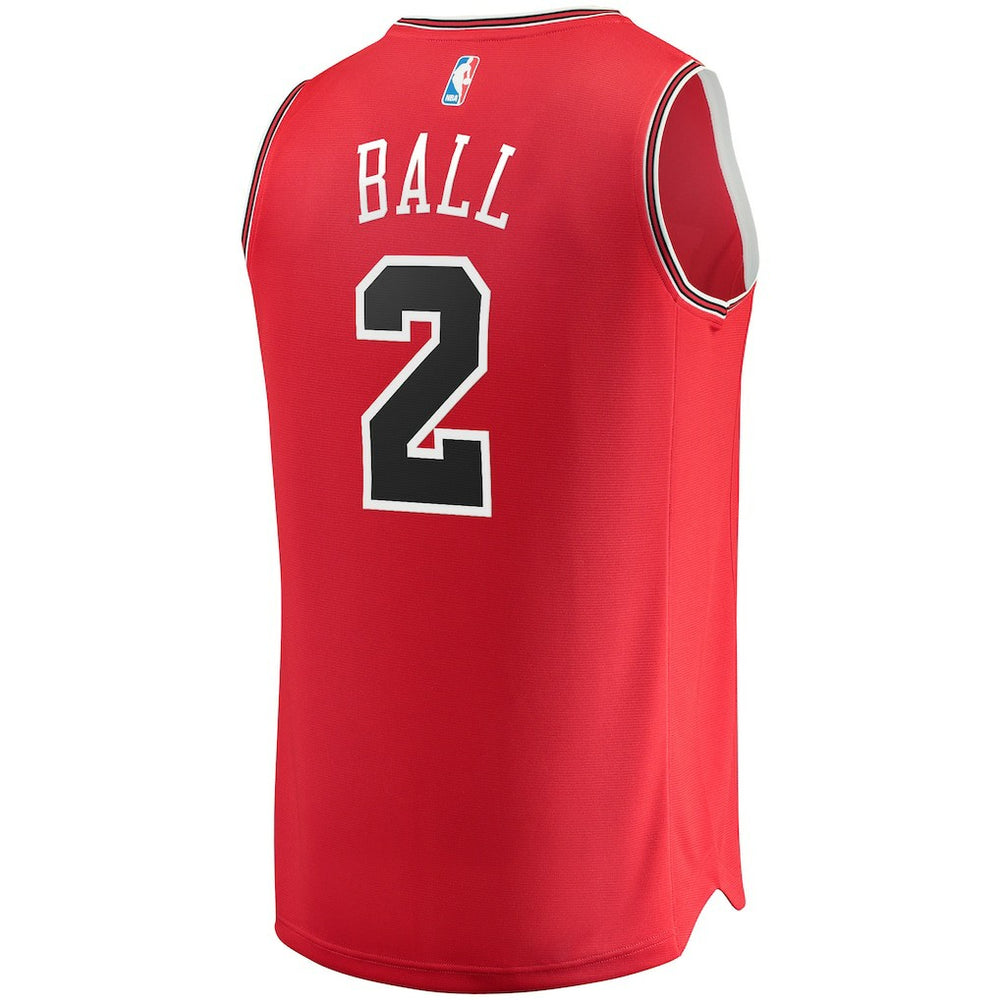 Lonzo Ball Chicago Bulls Youth Fast Break Road Replica Jersey for sale Icon Editi- Red | Fanatics