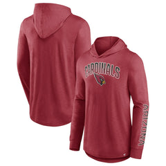 Fanatics Arizona Cardinals Front Runner Long Sleeve Hooded T-Shirt Cardinal