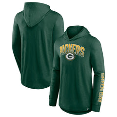 Fanatics Green Bay Packers Front Runner Long Sleeve Hooded T-Shirt Green