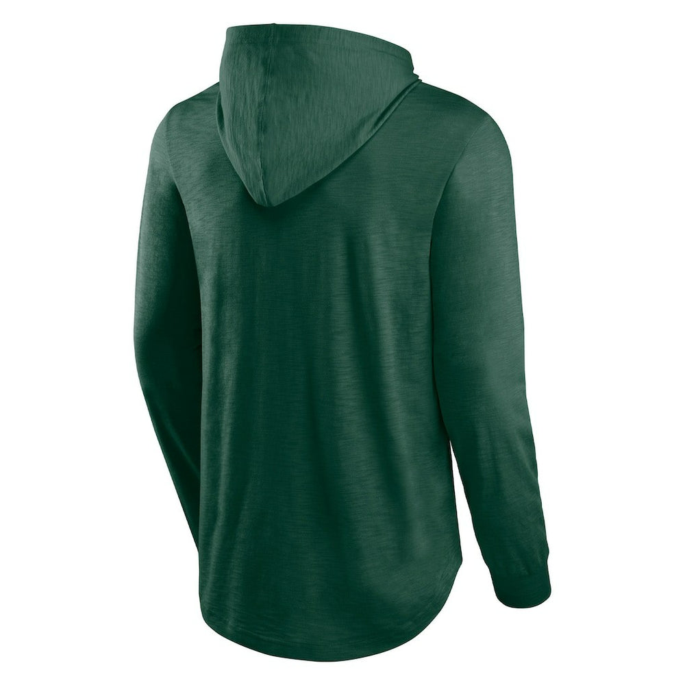 Fanatics Green Bay Packers Front Runner Long Sleeve Hooded T-Shirt Green