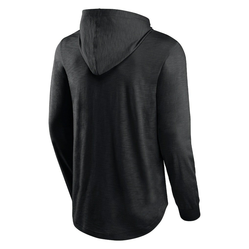 Fanatics Las Vegas Raiders Front Runner Long Sleeve Hooded T-Shirt Black