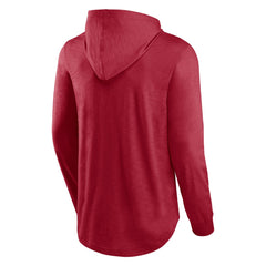 Fanatics Tampa Bay Buccaneers Front Runner Long Sleeve Hooded T-Shirt Red