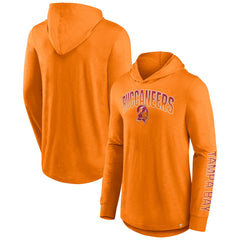 Fanatics Tampa Bay Buccaneers Front Runner Long Sleeve Hooded T-Shirt Orange