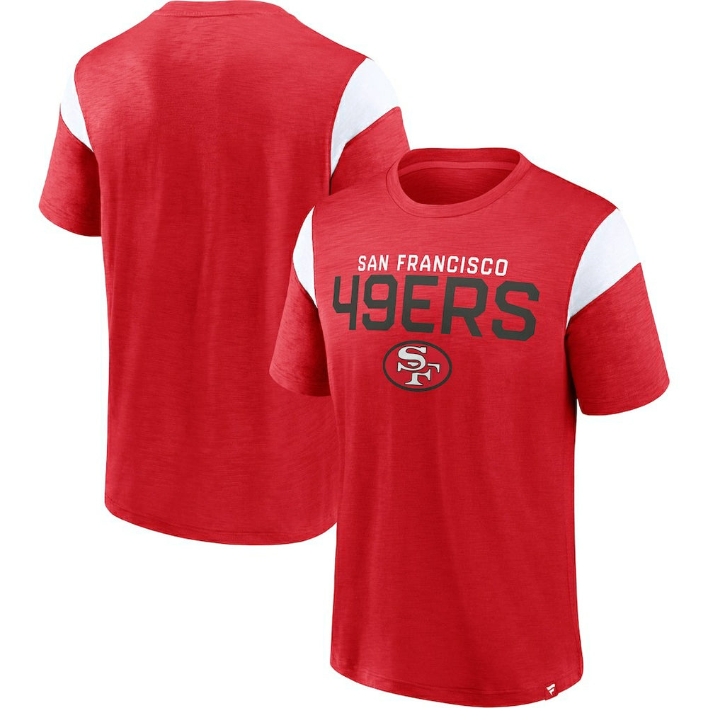 Fanatics San Francisco 49ers Home Stretch Team T-Shirt Scarlet