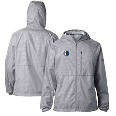 Dallas Mavericks Camo Flash Forward Full-Zip Windbreaker Jacket Gray | Columbia