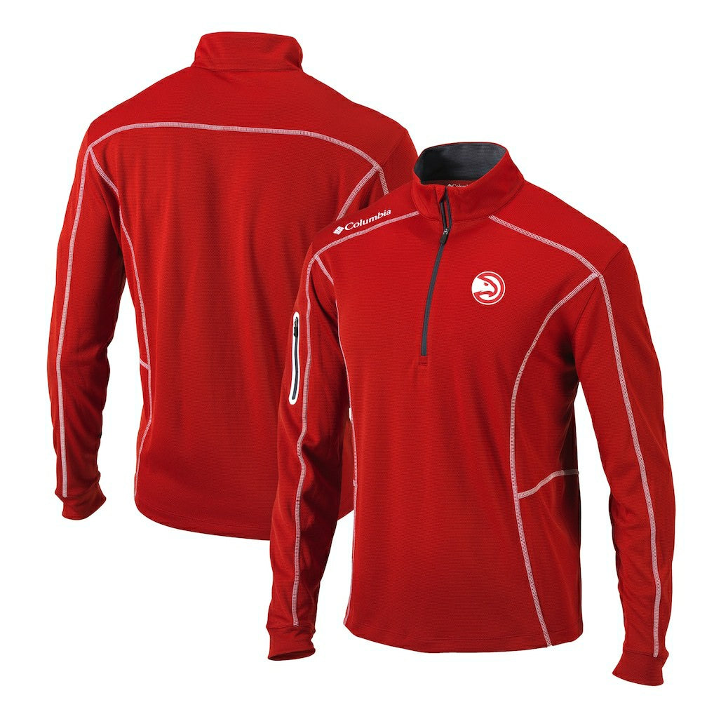 Atlanta Hawks Shotgun Quarter-Zip Pullover Jacket Red | Columbia discount
