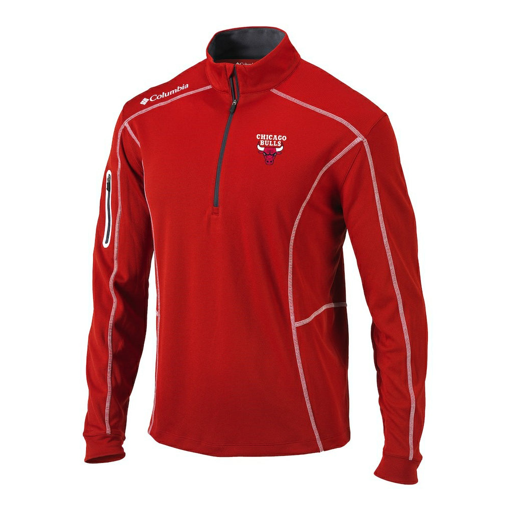 Chicago Bulls Shotgun Quarter-Zip Pullover Jacket Red | Columbia for sale
