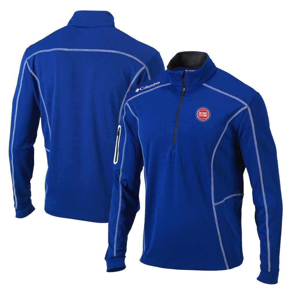 Detroit Pistons Shotgun Quarter-Zip Pullover Jacket for sale Blue | Columbia online