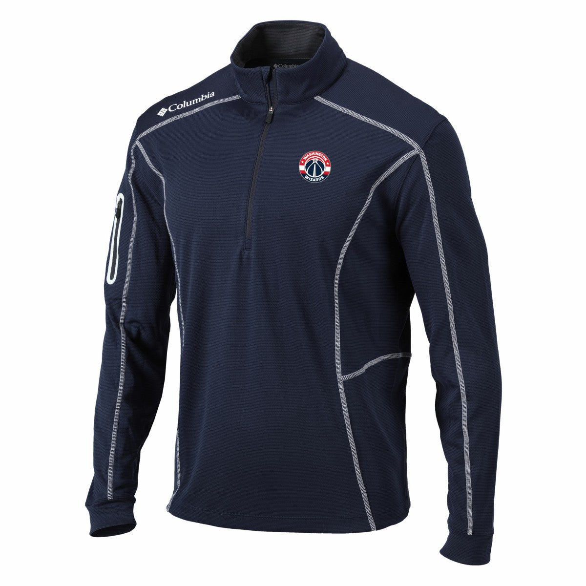 Washington Wizards Shotgun Quarter-Zip Pullover Jacket Navy | Columbia online