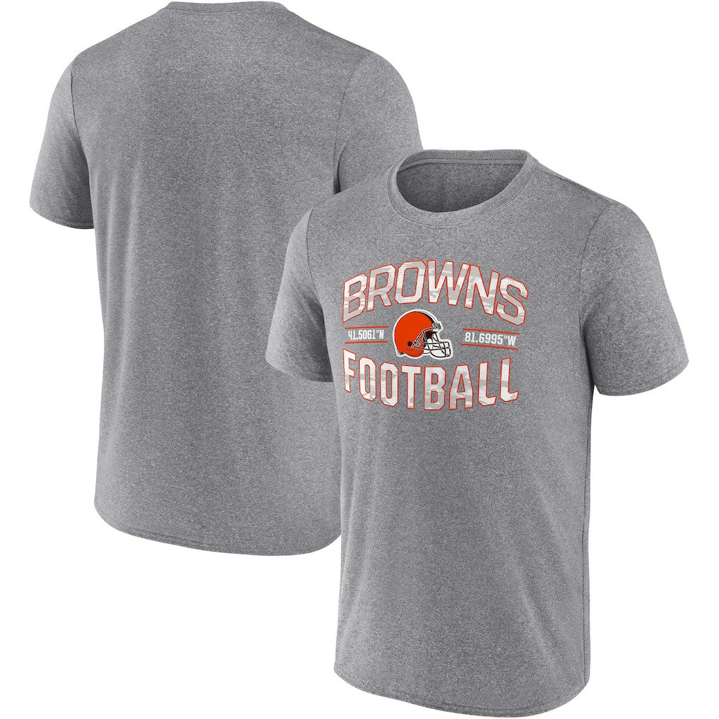 Fanatics Cleveland Browns Want To Play T-Shirt Heathered Gray